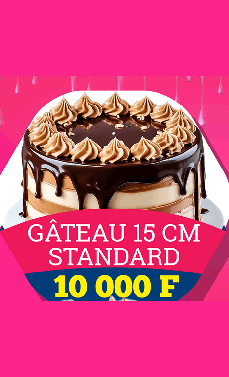 Gâteau Standard 15CM Donuts Café Lomé