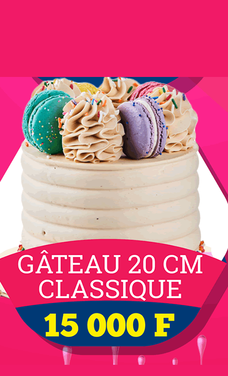 Gâteau Classique 20CM Donuts Café Lomé